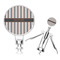 Gray Stripes Corkscrew (Personalized)