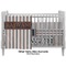 Gray Stripes Crib - Profile Sold Seperately