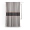 Gray Stripes Curtain