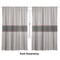 Grey Stripes Curtains