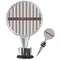 Gray Stripes Wine Bottle Stopper (Personalized)