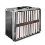 Gray Stripes Lunch Box (Personalized)