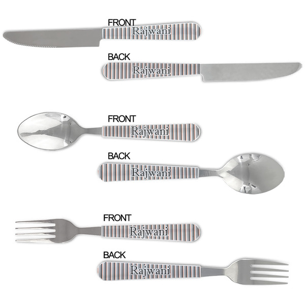 Gray Stripes Cutlery Set - APPROVAL
