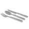 Gray Stripes Cutlery Set - MAIN