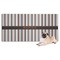 Gray Stripes Dog Towel (Personalized)