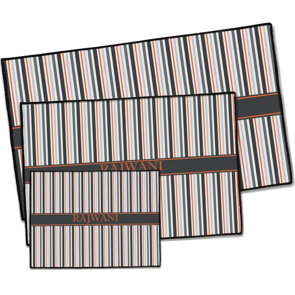 Gray Stripes Door Mats - PARENT MAIN