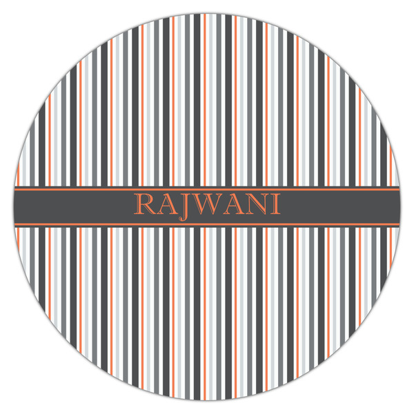 Gray Stripes Drink Topper - XLarge - Single