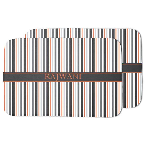 Gray Stripes Drying Dish Mat - MAIN