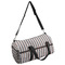 Gray Stripes Duffel Bag - Small (Personalized)