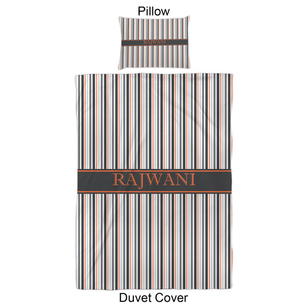 Gray Stripes Duvet Cover Set - Twin XL - Approval