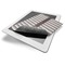 Gray Stripes Electronic Screen Wipe - iPad
