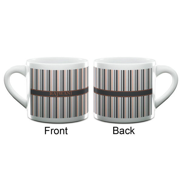 Gray Stripes Espresso Cup - 6oz (Double Shot) (APPROVAL)