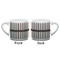 Gray Stripes Espresso Cup - 6oz (Double Shot) (APPROVAL)