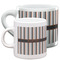 Gray Stripes Espresso Mugs - Main Parent
