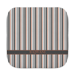 Gray Stripes Face Towel (Personalized)