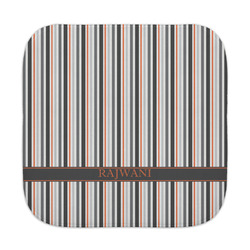 Gray Stripes Face Towel (Personalized)