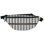 Gray Stripes Fanny Pack - Classic Style (Personalized)