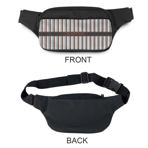 Gray Stripes Fanny Packs - APPROVAL