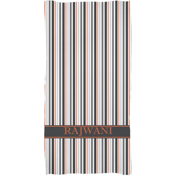 Gray Stripes Full Sized Bath Towel - Apvl