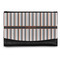 Gray Stripes Genuine Leather Women's Wallet - Small (Personalized)