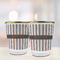 Gray Stripes Glass Shot Glass - with gold rim - LIFESTYLE