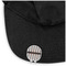 Gray Stripes Golf Ball Marker Hat Clip - Main