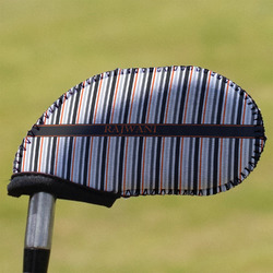 Gray Stripes Golf Club Iron Cover (Personalized)