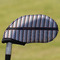 Gray Stripes Golf Club Cover - Front