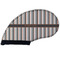 Gray Stripes Golf Club Covers - FRONT