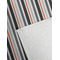 Gray Stripes Golf Towel - Detail