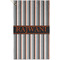 Gray Stripes Golf Towel - Poly-Cotton Blend - Small w/ Name or Text