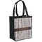 Gray Stripes Grocery Bag (Personalized)
