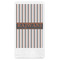 Gray Stripes Guest Napkin - Front View