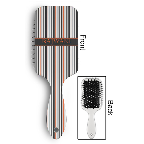 Gray Stripes Hair Brush - Approval