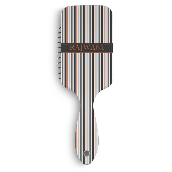 Custom Gray Stripes Hair Brushes (Personalized)