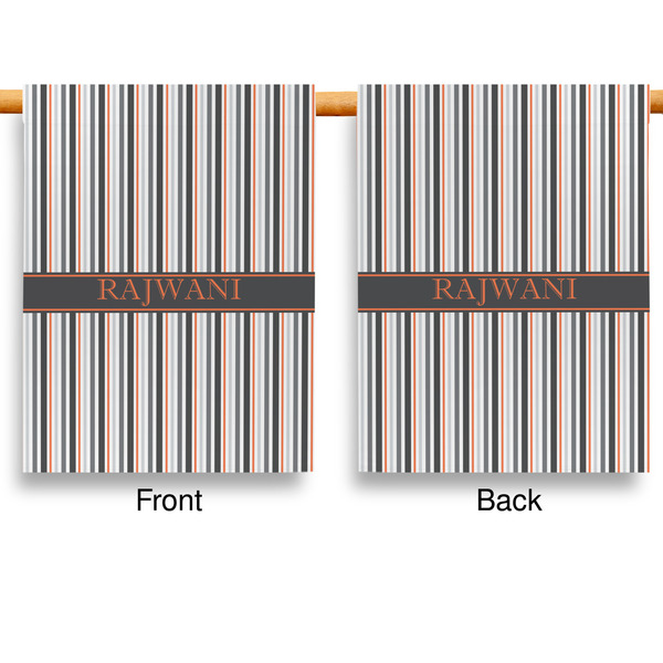 Gray Stripes House Flags - Double Sided - APPROVAL