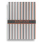 Gray Stripes House Flags - Double Sided - BACK