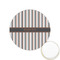 Gray Stripes Printed Cookie Topper - 1.25" (Personalized)