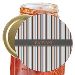 Gray Stripes Jar Opener (Personalized)