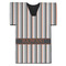 Gray Stripes Jersey Bottle Cooler (Personalized)