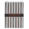 Gray Stripes Jewelry Gift Bag - Gloss - Front