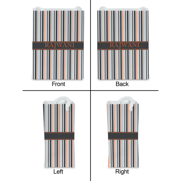 Gray Stripes Jewelry Gift Bag - Matte - Approval