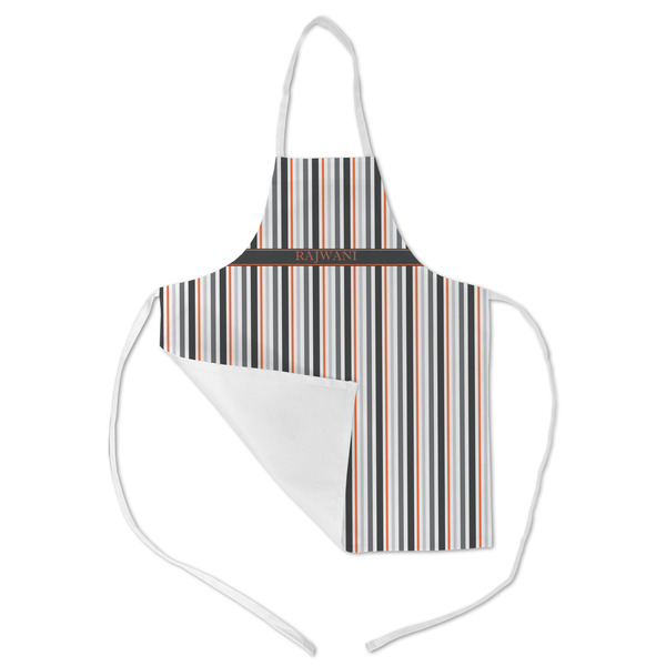 Gray Stripes Kid's Aprons - Medium - Main (med/lrg)