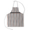 Gray Stripes Kid's Apron - Small (Personalized)