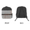Gray Stripes Kid's Backpack - Approval