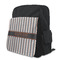 Gray Stripes Kid's Backpack - MAIN