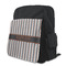 Gray Stripes Preschool Backpack (Personalized)