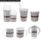 Gray Stripes Kid's Drinkware - Customized & Personalized