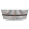 Gray Stripes Kids Bowls - FRONT