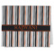 Gray Stripes Kitchen Towel - Poly Cotton - Folded Half